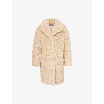 Camille cocoon faux-fur coat