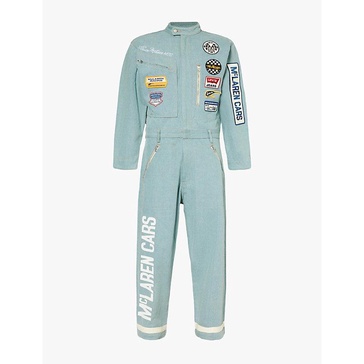 Levi's x McLaren Racing brand-patch relaxed-fit denim jumpsuit