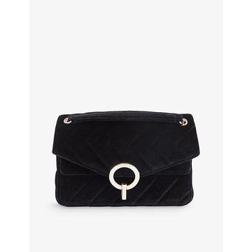 Velvet shoulder bag