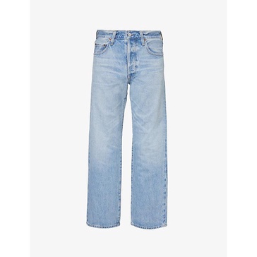 Hayden Baggy straight-leg relaxed-fit organic-denim jeans