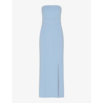 Gemma slim-fit strapless stretch recycled-polyester maxi dress