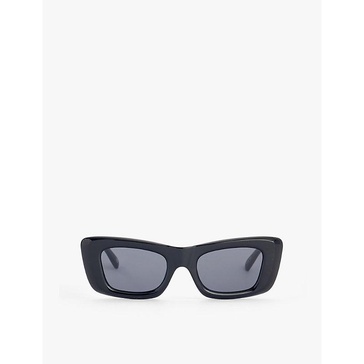 Dopamine rectangle-frame polycarbonate sunglasses