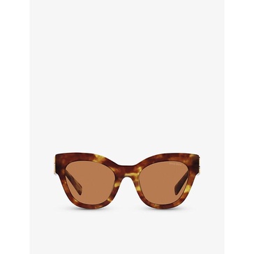 MU 01YS cat-eye acetate sunglasses