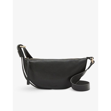 Half Moon leather cross-body bag