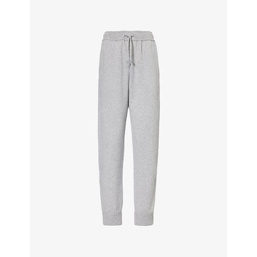 Tapered-leg high-rise cashmere-blend jogging bottoms