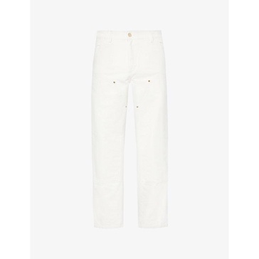 Double Knee straight-leg organic-cotton jeans