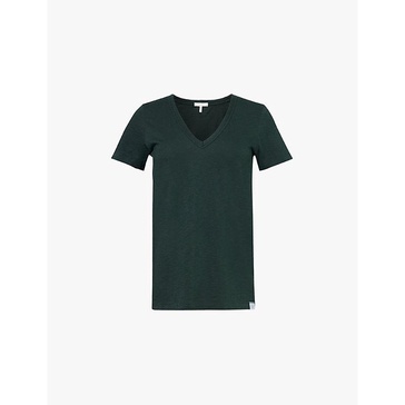 The Slub brand-tab organic-cotton T-shirt