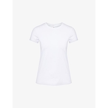 Alosoft short-sleeved stretch-woven T-shirt