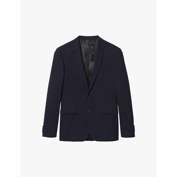 Slim-fit wool-blend blazer