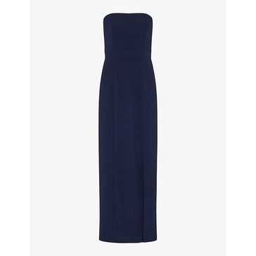 Gemma strapless stretch recycled-polyester maxi dress