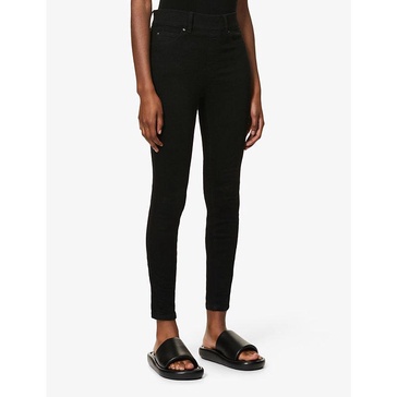 Clean Denim skinny high-rise stretch-denim jeans