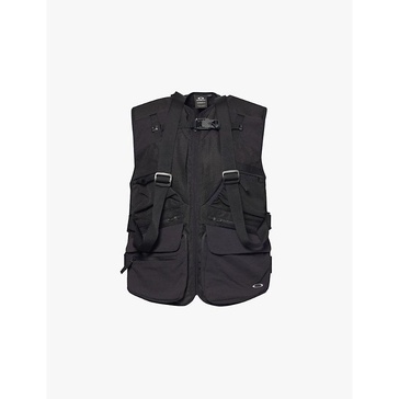 Oak Latitude Flex zip-pockets regular-fit woven vest