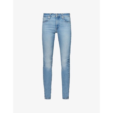 721 contrast-stitch tapered high-rise stretch-denim jeans