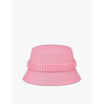 Bobino spike-embellished canvas bucket hat