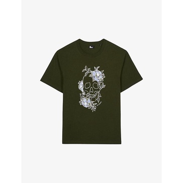 Graphic-print cotton T-shirt