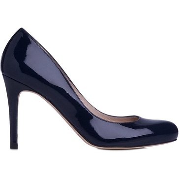 Stila patent-leather courts