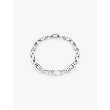 Move Link 18ct gold and 1.03ct diamond bracelet