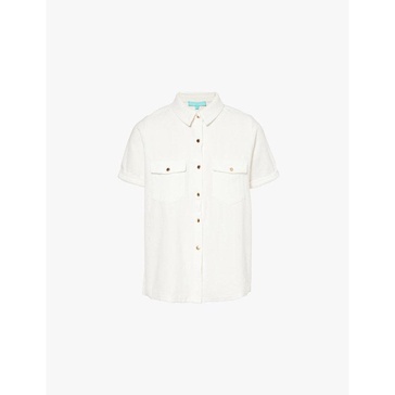 Tori relaxed-fit cotton-blend terry shirt