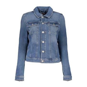 Blue Denim Jacket with Long Sleeves