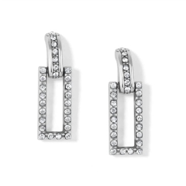 women's illumina light linx post drop earrings in silver