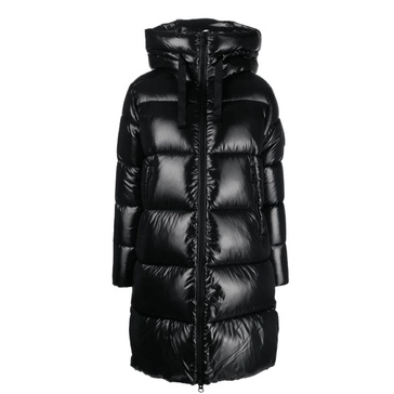 women's isabel shiny 3/4 heavy puffer coat