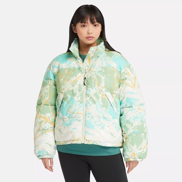 women’s ski school water-repellent puffer jacket