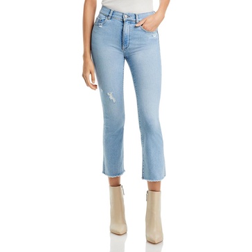 womens high rise boot cut bootcut jeans