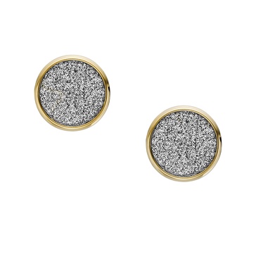 women's hazel glitz paper gold-tone stainless steel stud earrings