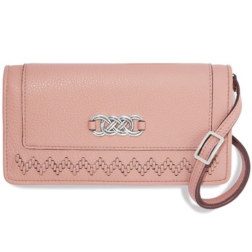 women's interlok rockmore wallet in pink sand