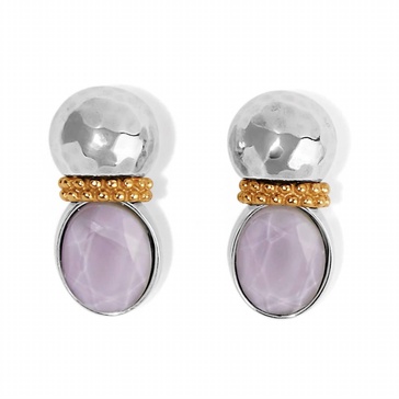 women's venus post drop earrings in lilac