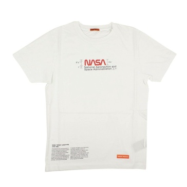 white nasa short sleeve t-shirt