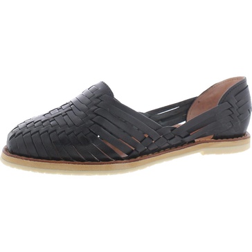 silvia womens leather slip-on huarache sandals