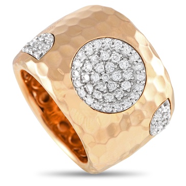 18k rose gold 1.0ct diamond ring rc15-091224