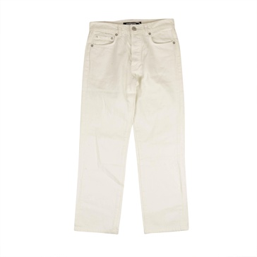 slouch jeans - white