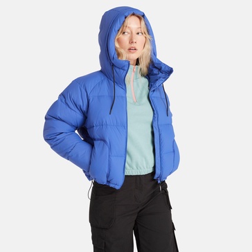 women’s recycled down puffer jacket