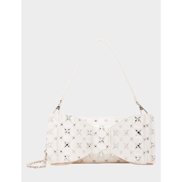 tie the knot bow bag ivory