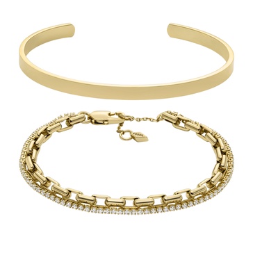 women's core gift set gold-tone brass bracelet set