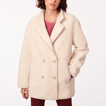 shearling blazer