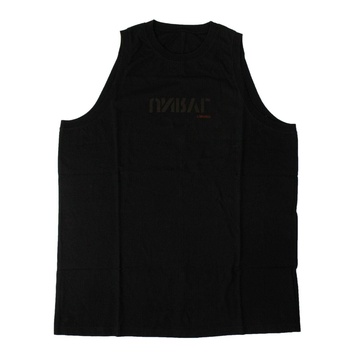 oversized tank top - black