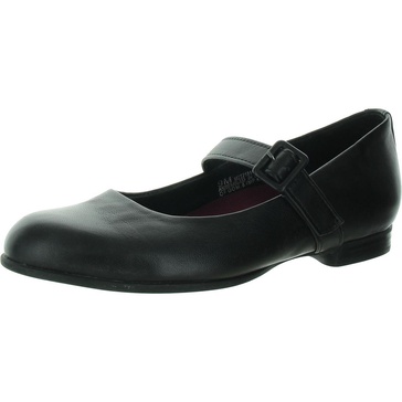 womens leather round toe ballet flats