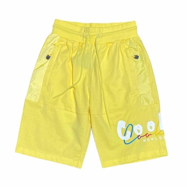 men's versailles cotton shorts in yellow