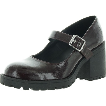 womens buckle patent mary janes