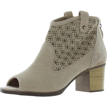 trixie womens suede perforated ankle boots