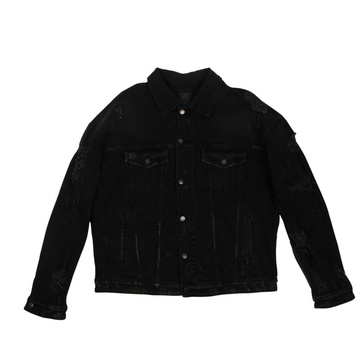 'manny awol' jacket - black denim