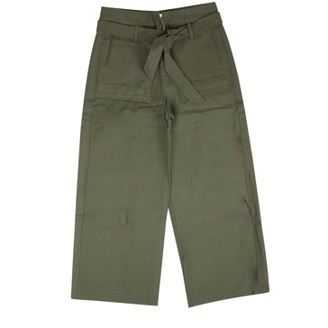 green cargo straight fit pants