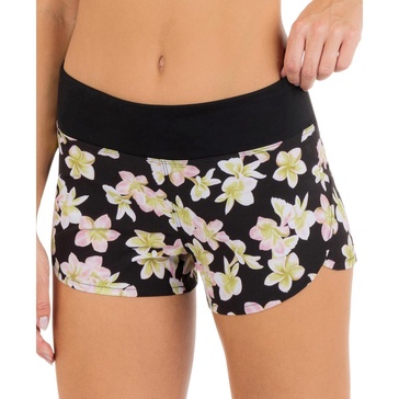 juniors womens floral print shorts swim bottom separates