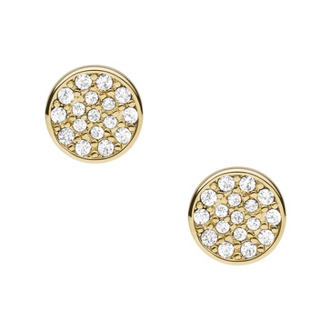 earring women's gold brass stud earring