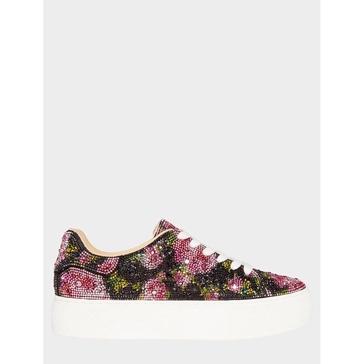 sidny black pink floral