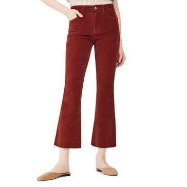 bridget womens corduroy high rise bootcut jeans