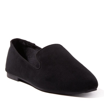 ez feet women's mixed material loafer slipper